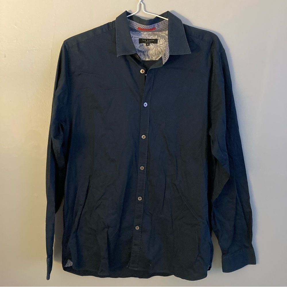 Ted Baker men’s blue shirt button up size 5
